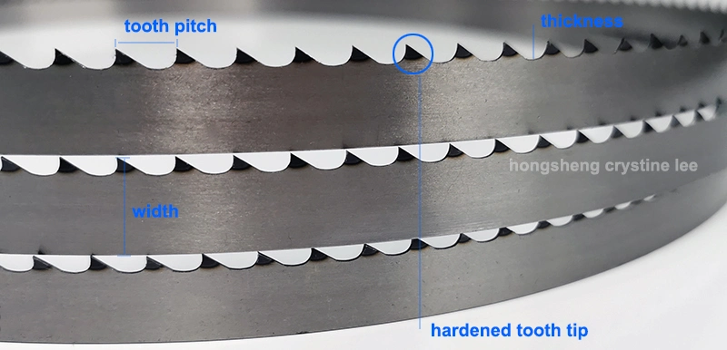 Customized Stainless Steel Reciprocating Band Saw Blades Cutting Frozen Meat Bone