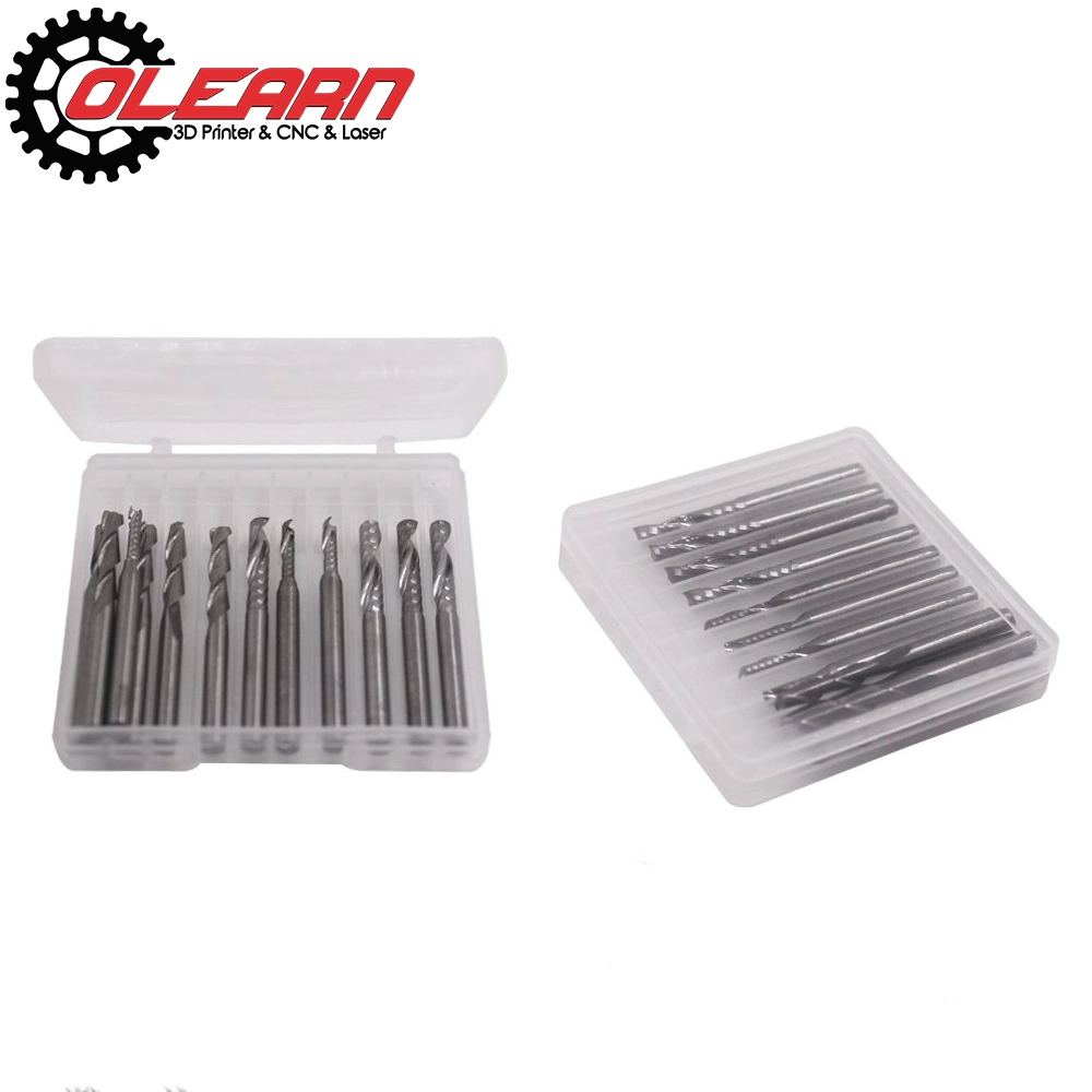 Olearn Upcut Spiral CNC Router Bits with 1/2 Inch Shank